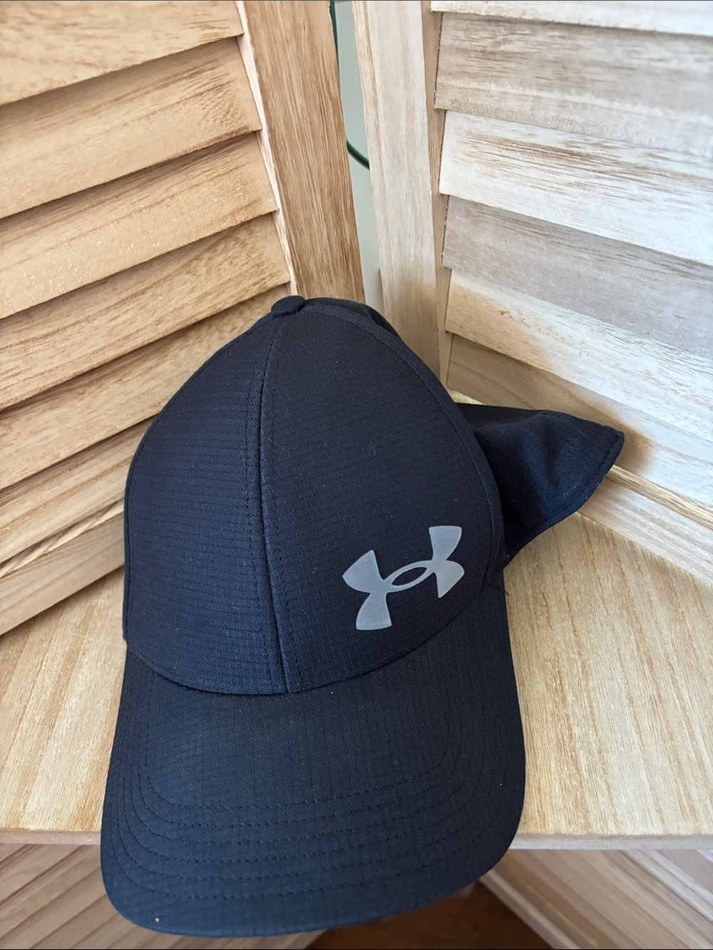 Under Armour Black Cap with Gray Logo